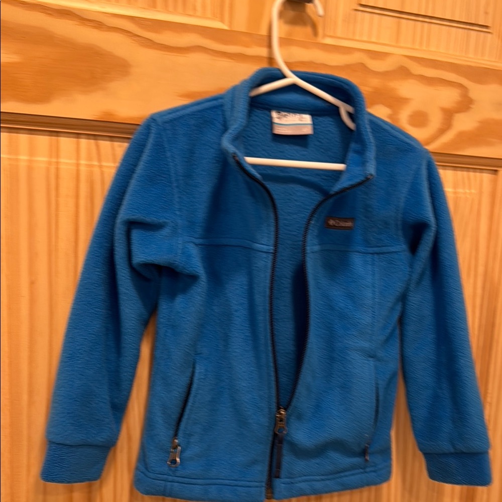 Columbia Blue Full-Zip Fleece Jacket XXS 4/5